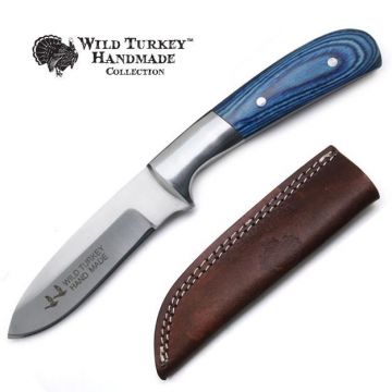 Wild Turkey Handmade Collection Fix Blade Skinner 7.5" Overall
